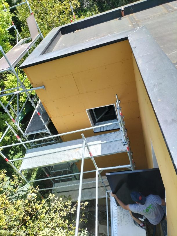 Maison passive - Isolation  des murs 2